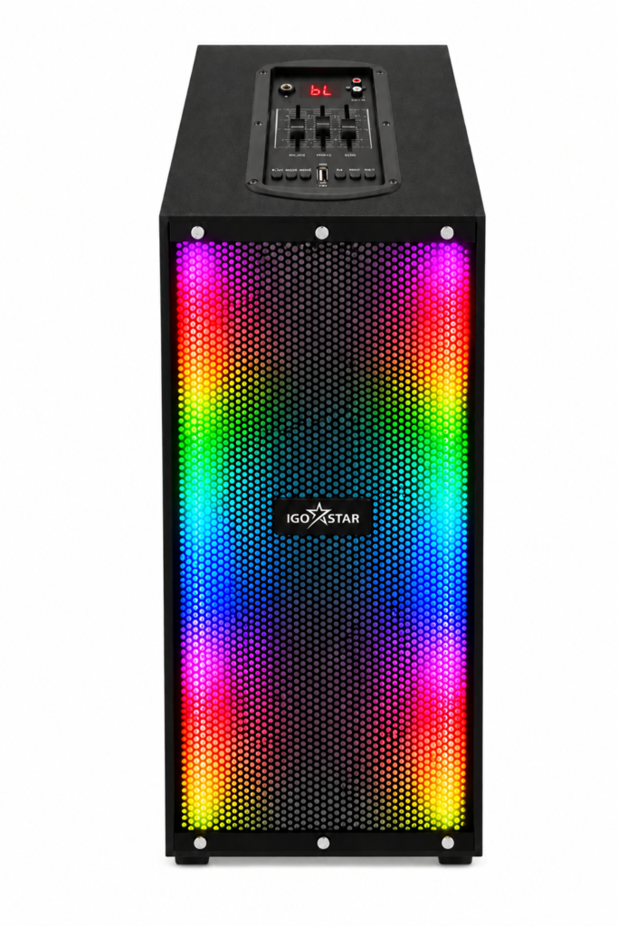 IGO STAR IG-2406 180 W Bluetooth Tower Speaker (Black, 5.1 Channel)